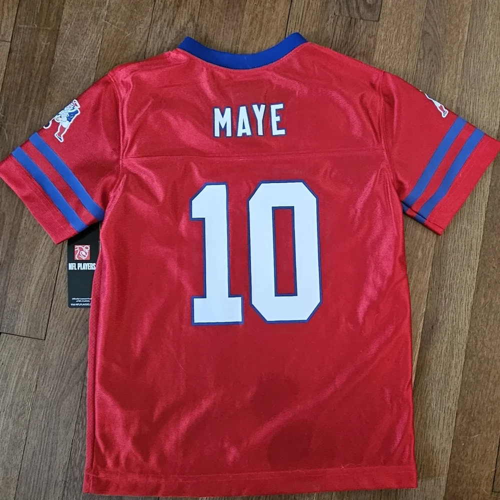 NWT Youth NFL Patriots Drake Maye Jersey - Picture 2 of 5